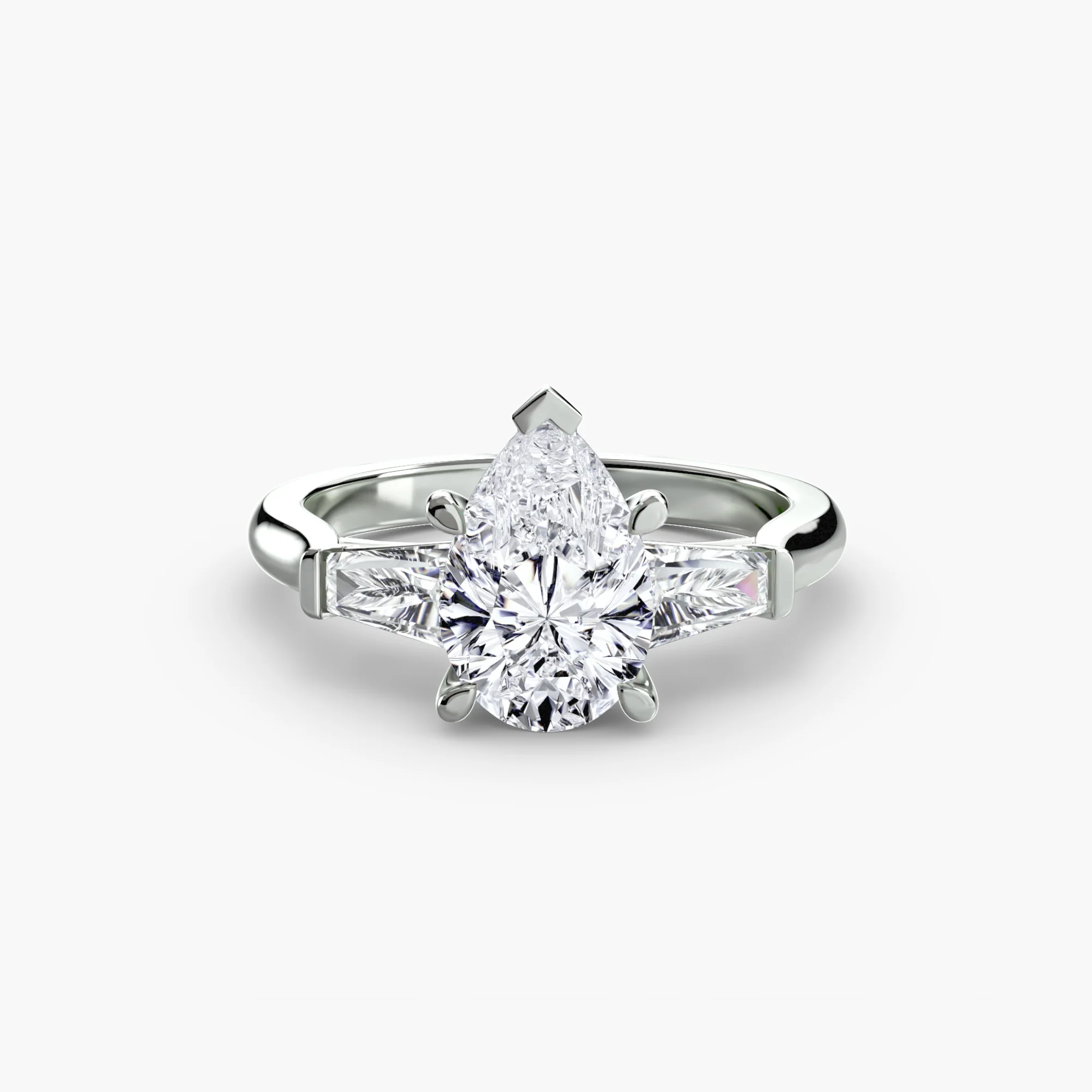 Three-Stone Ring (Baguette Side Stones) - Image 33