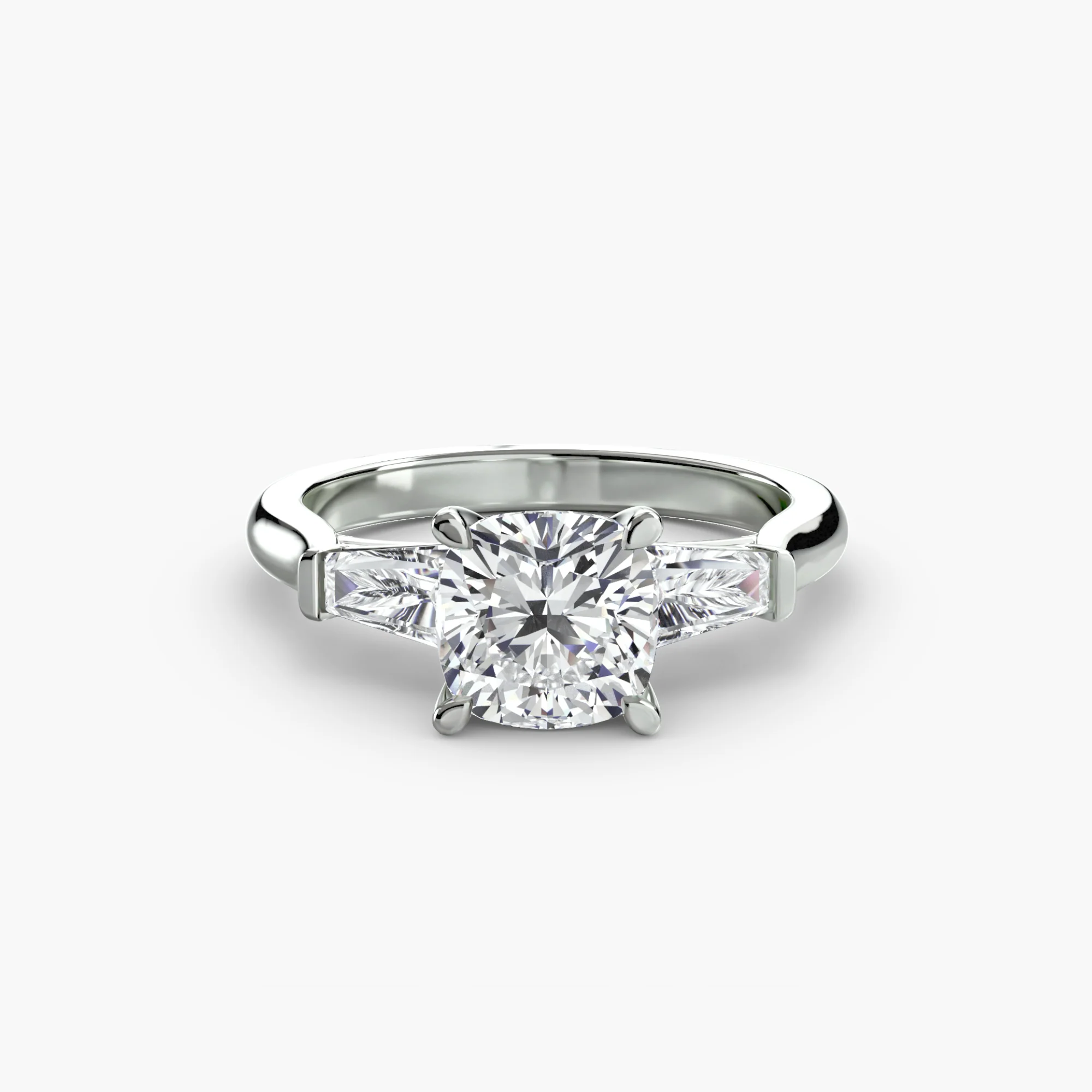 Three-Stone Ring (Baguette Side Stones) - Image 58
