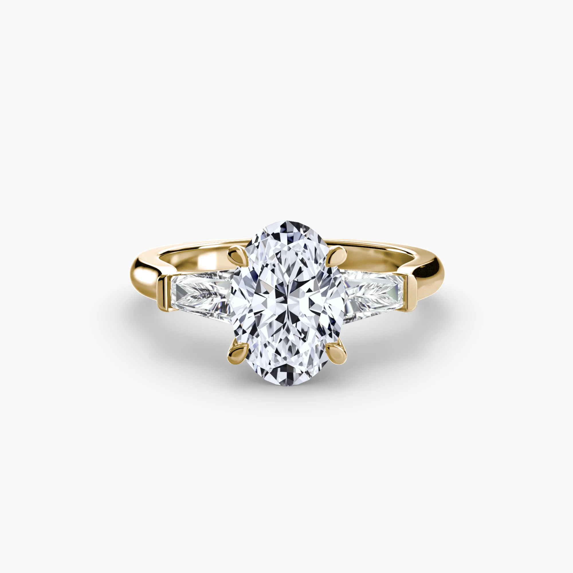 Three-Stone Ring (Baguette Side Stones) - Image 68