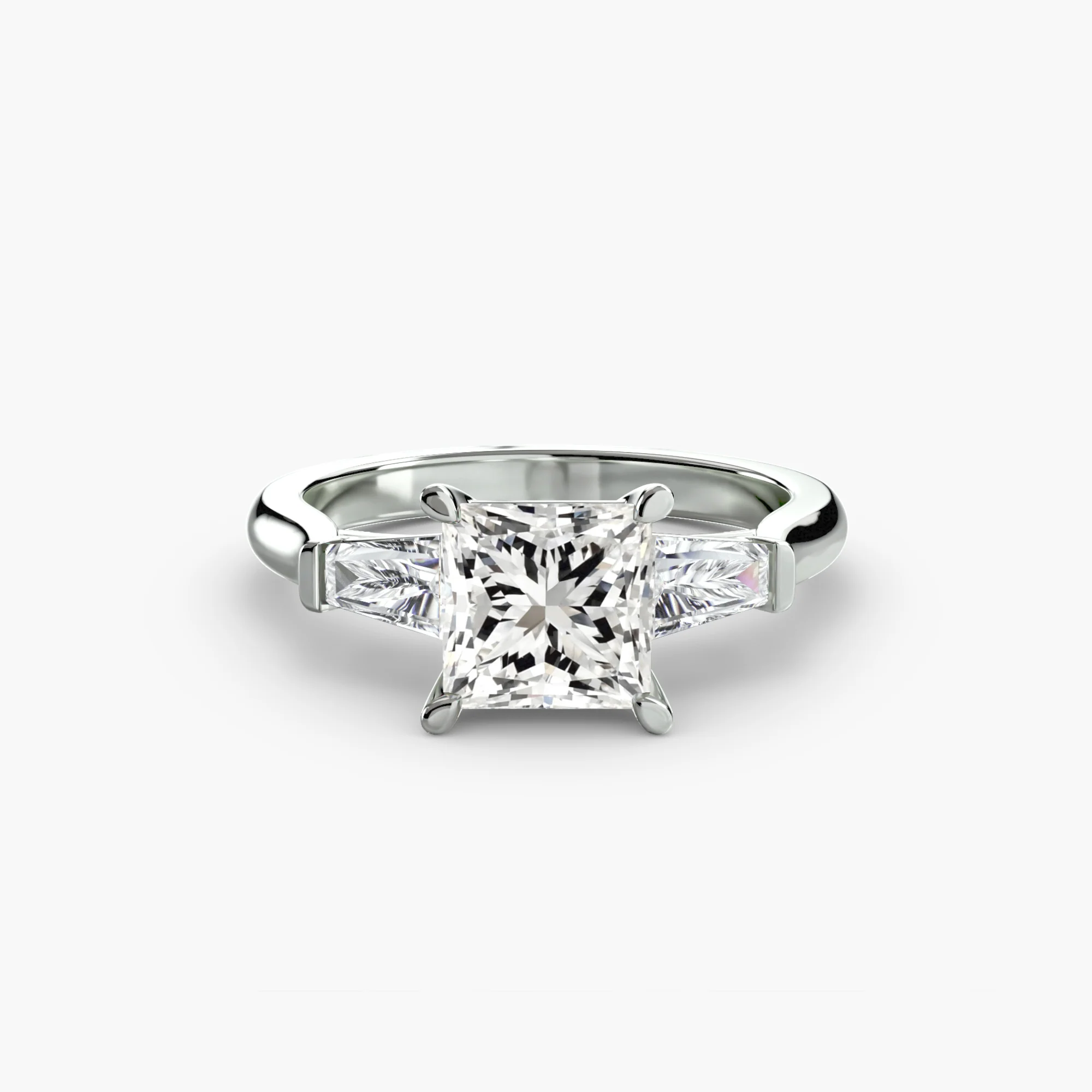 Three-Stone Ring (Baguette Side Stones) - Image 84