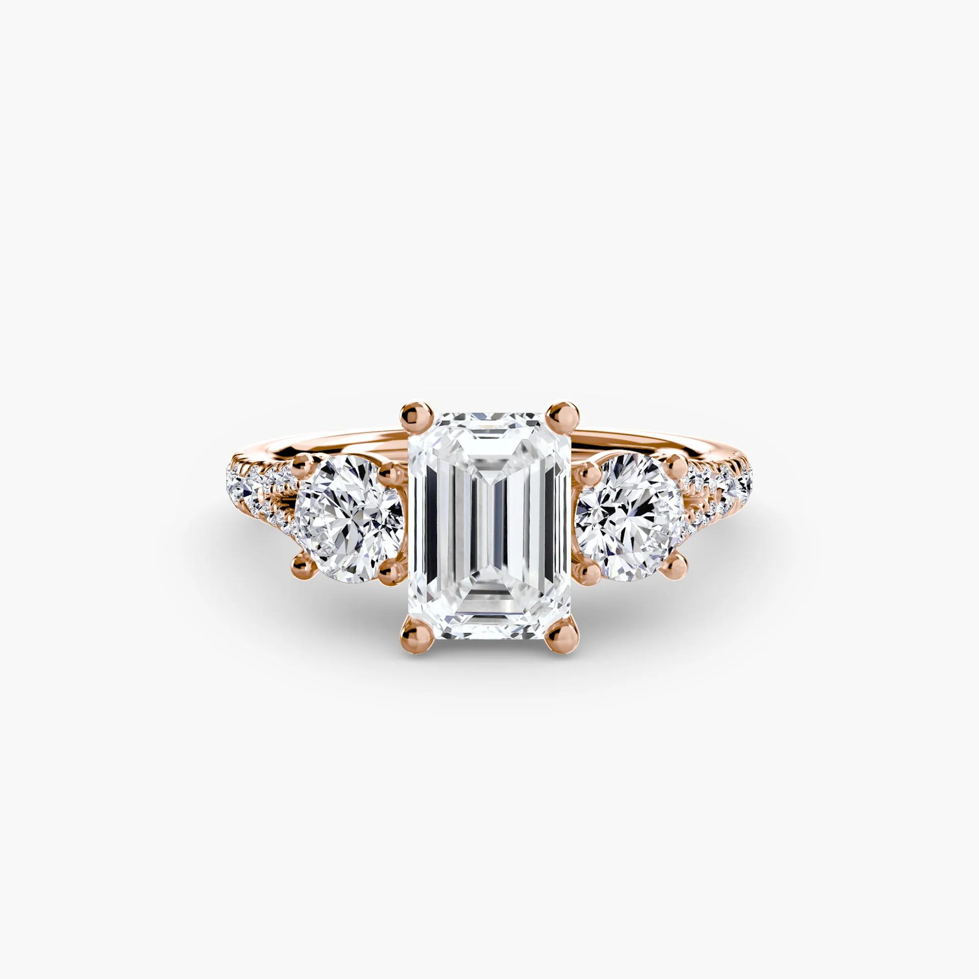 Three-Stone with Pavé Band 3 - Image 27